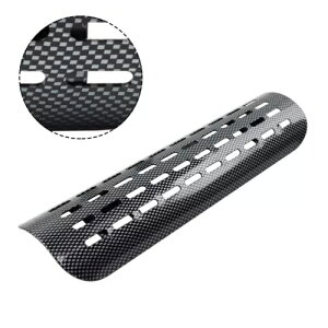 I[goCpȃGL][Xg}t[pCvq[gV[hJo[q[ی- Motorcycle Curved Exhaust Muffler Pipe Heat Shield Cover Heel Protection-