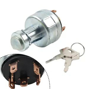 トラクター点火スタートスイッチ H806 キー付き 竹内掘削機用 1700100023- Tractor Ignition Start Switch with H806 Key for Takeuchi Excavator 1700100023-