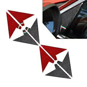 At@I WA 2017-2024 pobN~[ A s[g Rearview mirror A-pillar trim for Alfa Romeo Giulia 2017-2024-