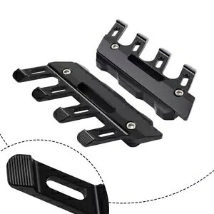 ���}�n�p�X�Y�L�p�u���b�N���j�o�[�T���t�H�[�N�ی�t�F���_�[�X���C�_�[�ی�- Black universal fork protection fenders slider protection for Yamaha for Suzuki- �y���s�A���i�z
