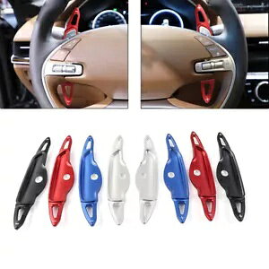 A~XeAOzC[VtgbJ[GNXeVWFlVX GV70 GV80- Aluminum Alloy Steering Wheel Shift Rocker Extension for Genesis GV70 GV80-