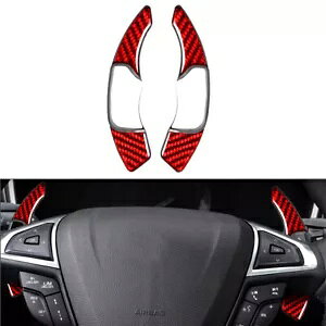 tH[h t[W fI J[pbh XeAO zC[ Vtg bJ[ GNXeV- Red Steering Wheel Shift Rocker Extension for Ford Fusion Mondeo for Lincoln-