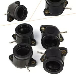 Ce[N}jz[hLu^[WCgu[c 4 }n XJR1200 1995-1998 XJR1300 Intake Manifold Carburetor Joint Boot 4PCS For Yamaha XJR1200 1995-1998 XJR1300