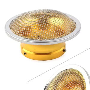 エアフィルターカップ ストレーナー付き ユニバーサル 32mm/34mm オートバイキャブレター ゴールド Air Filter Cup With Strainer Fit Universal 32mm/34mm Motorcycle Carburetor Gold