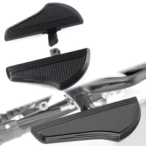 ���A�t���A�{�[�h �t�b�g�y�O �n�[���[ �_�C�i �\�t�e�C�� �G���N�g�� �O���C�h V ���b�h �u���b�N PO �ɓK�� Rear Floorboards Foot Pegs Fit Harley Dyna Softail Electra Glide V-Rod Black po �y���s�A���i�z