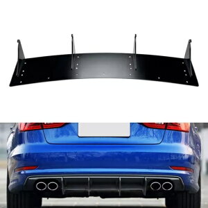 Aop[fBt[U[Xvb^[X|C[bvtBbgAEfB S3 8V Z_vtFCXtg Rear Bumper Diffuser Splitters Spoiler Lip Fit Audi S3 8V Sedan Pre-facelift