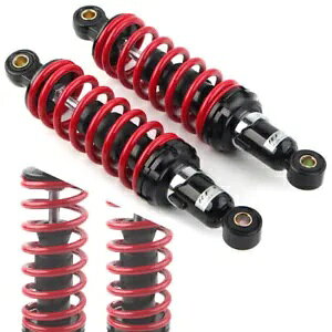 260 ~[g 10 "AVbNAu\[o[TXyV 440 |hI[goC ATV  po 260mm 10" Rear Shock Absorber Suspension 440 lbs For Motorcycle ATV Red po