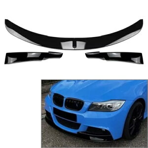 �t�����g�o���p�[�X�|�C���[���b�v�t�B�b�g BMW 3 �V���[�Y E90 E91 M �X�|�[�c LCL 2009-2012 �u���b�N Front Bumper Spoiler Lip Fit BMW 3 Series E90 E91 M Sport LCL 2009-2012 Black