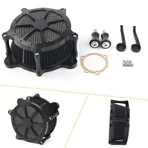CNC x` GAtB^[ Ce[N N[i[ n[[ _Ci \teC c[O [hLOp CNC Venturi Air Filter Intake Cleaner For Harley Dyna Softail Touring Road King