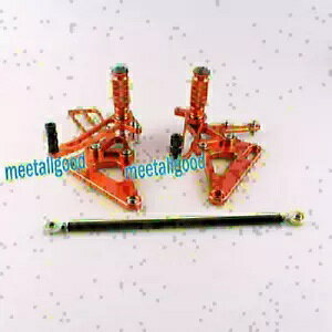 ALbg z_ CB400 VTEC1-4 AZbg tbgyO [XIW GP Vtg A~jE Rear Kit fit Honda CB400 VTEC1-4 Rearset Footpegs Race Orange GP Shift Aluminum