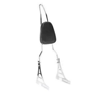 A V[V[o[ pbZW[ obNXg pbh Vo[ tBbg n[[ X|[cX^[ 1200 ACA 883 Rear Sissy Bar Passenger Backrest Pad Silver Fit Harley Sportster 1200 Iron 883