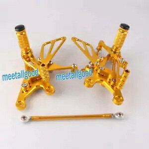 ���A�Z�b�g �t�b�g���X�g �t�b�g�y�O �t�b�g�y�O �V�t�g�t�B�b�g ���}�n YZF R1 2004-2006 �S�[���h Rearset Footrest Footpegs Foot Pegs Shift Fit Yamaha YZF R1 2004-2006 Gold �y���s�A���i�z