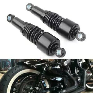 267mm 10.5C` AVbNAu\[o[ TXyV tBbg n[[ c[O [hLO ubN 267mm 10.5" Rear Shock Absorbers Suspension Fit Harley Touring Road King Black