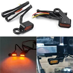 ~j LED ^[VOiCgnho[ECJ[CWP[^[vn[[X|[cX^[ɓK Mini LED Turn Signal Light Handlebar Blinker Indicator Lamp Fit Harley Sportster