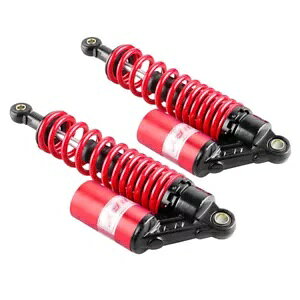 yA 340mm 13.5 C` VbN GA Au\[o[ TXyV bh I[goC 125cc-250cc p Pair 340mm 13.5" Shock Air Absorbers Suspension Red for MOtorcycle 125cc-250cc