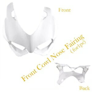 Ducati 1199 2012 �p�A�b�p�[�t�����g�m�[�Y�t�F�A�����O�J�E�����h���z���C�g�| Upper Front Nose Fairing Cowl for Ducati 1199 2012 Unpainted White po �y���s�A���i�z