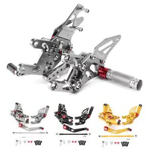 \ȃtbgyOAZbgtbgyOtBbgz_ CBR1000RR 2017-2018 I[goC Adjustable Footpeg Rearsets Foot Peg Fit Honda CBR1000RR 2017-2018 Motorcycle