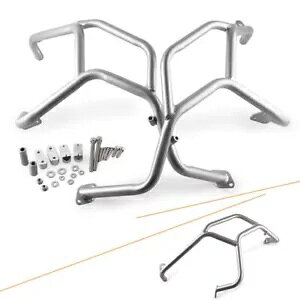 �A�b�p�[ �n�C�E�F�C �G���W�� �K�[�h �N���b�V�� �o�[ �Z�b�g BMW F800GS 2008-2018 �V���o�[ �| Upper Highway Engine Guard Crash Bar Set Fit BMW F800GS 2008-2018 Silver po �y���s�A���i�z