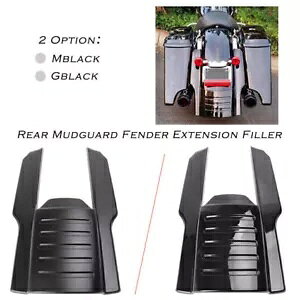 AtF_[GNXe_[}bhK[htBbgn[[c[OGNgOCh[hLO1996-08 Rear Fender Extender Mudguard Fit Harley Touring Electra Glide Road King 1996-08