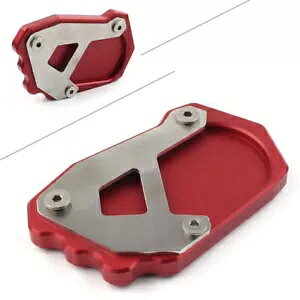 �L�b�N�X�^���h �T�C�h�X�^���h �t�b�g�G�N�X�e���V�����p�b�h �����L�΂��v���[�g BMW R1200GS 16-19 ���b�h�ɓK�� Kickstand Side Stand Foot Extension Pad Enlarger Plate Fit BMW R1200GS 16-19 Red �y���s�A���i�z