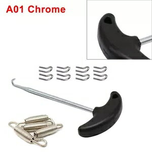 GL][XgpCv}t[tXvOtbNZbgNXeXN[Lbg Exhaust Pipe Muffler Mounting Springs Hooks Set Link Stainless Steel Chrome Kit