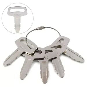 COjbVL[ RC101-53630 N{^@@[_[уWFl[^[^ 5  Ignition Key RC101-53630 For Kubota Excavator Loader and Generator Metal 5PCS