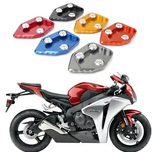 TChX^hLbNX^hTChX^hv[gpbhz_ CBR1000RR 2008 - 16 Sidestand Kickstand Extension Side Stand Plate Pad For Honda CBR1000RR 2008 - 16