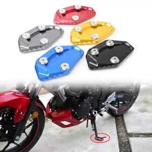 TChX^hLbNX^hTChX^hv[gpbh}n YZF-R3 2015 po Sidestand Kickstand Extension Side Stand Plate Pad For YAMAHA YZF-R3 2015 po