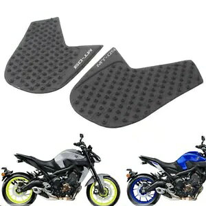 ^NgNVKXpbhGRTChObvveN^[}n MT09 FZ09 2014-18 Tank Traction Gas Pad Knee Fuel Side Grip Protector For Yamaha MT09 FZ09 2014-18