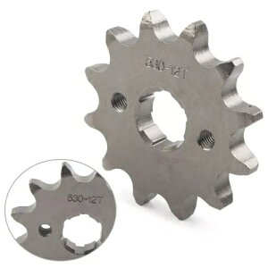 530-12T `F[tgXvPbgRO 20 ~[g 125cc-350cc _[gsbgoCN ATV S[J[gp 530-12T Chain Front Sprocket Cog 20mm For 125cc-350cc Dirt Pit Bike ATV Go Kart