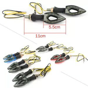 2x 12V LED ^[VOiCWP[^[ ECJ[ Ao[Cgv 5 Fjo[T 2x 12V LED Turn Signal Indicator Blinker Amber Light Lamps 5 Colors Universals