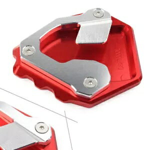 �T�C�h�L�b�N�X�^���h �X�^���h �t�b�g�v���[�g �����p�b�h �t�B�b�g �z���_ CRF1000L �A�t���J�c�C�� ���b�h Side Kickstand Stand Foot Plate Extension Pad Fit Honda CRF1000L Africa Twin Red �y���s�A���i�z