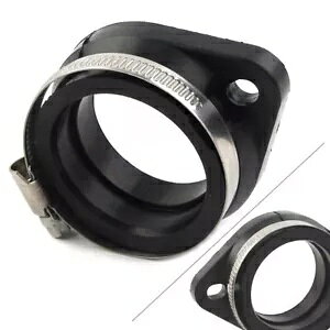 tW J[u A_v^[ ~Nj HSR45 Yn[[I[goCp ubN Flange Carb Adapter FOR Mikuni HSR45 CARB Harley MOTORCYCLE BLACK