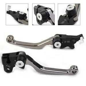 CNC s{bg u[L Nb` o[ O[ z_ XR250 1995-2007 XR400 A~jE 2  CNC Pivot Brake Clutch Levers GREY Fit Honda XR250 1995-2007 XR400 Aluminum 2PCS