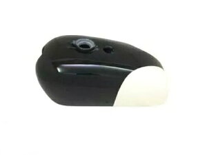 BSA Xsbgt@CA z[lbg 2 K ubN & zCghR^N/K BSA Spitfire Hornet 2 Gallon Black & White Painted Fuel Tank/FIT FOR