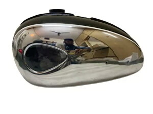 BSA A65L T_[{g 4 K ubNhN[ K\ ^N 1968-70/K BSA A65L Thunderbolt 4 Gallon Black Painted Chrome Petrol Tank 1968-70/FIT FOR