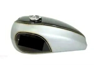 m[g h~l[^[ ChC ubN Ah O[hR^N Lbvt/K NORTON DOMINATOR WIDELINE BLACK AND GREY PAINTED FUEL TANK WITH CAP/FIT FOR