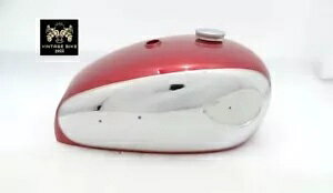 BSA A7 A10 X[p[Pbg`F[hN[R^N Lbvt K BSA A7 A10 Super Rocket Cherry Painted Chrome Fuel Tank With Cap FIT FOR