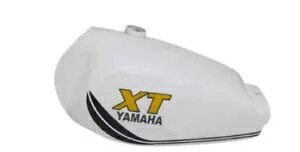 }n XT 250 3Y3 4Y1 zCg K\ ^N 1980-1990/K Yamaha XT 250 3Y3 4Y1 White Petrol tank 1980-1990/FIT FOR