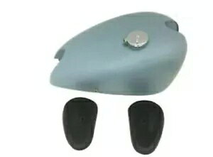 m[g 16H hR^NAGpbh / Lbv / EH[^[t[ht...- NORTON 16H RAW PAINTED FUEL TANK WITH KNEE PADS / CAP / WATER HOOD...-