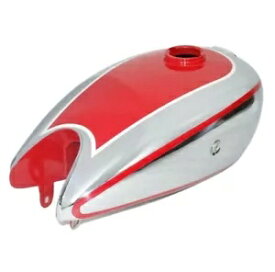 Horex Regina ガソリン ガス燃料タンク スチール クロム & レッド スモール バージョン/適合 Horex Regina Petrol Gas Fuel Tank Steel Chrome & Red Small Version/FIT FOR