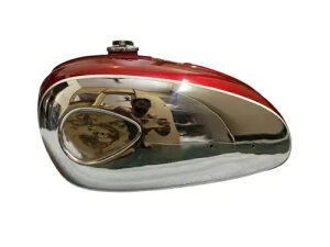 BSA A65 T_[{g 4 K `F[hN[^N + Lbv / ɓK BSA A65 THUNDERBOLT 4 GALLON CHERRY PAINTED CHROME TANK +CAP /FIT FOR