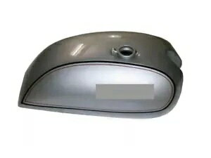 m[g R}h C^[Xe[g Vo[hX`[ KXR^N/Ki - NORTON COMMANDO INTERSTATE SILVER PAINTED STEEL GAS FUEL TANK/FITS-