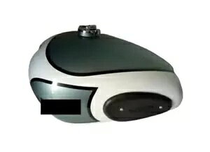 Norton Es2 Vo[ & zCghR^N + Lbv & j[pbh / PA...- Norton Es2 Silver & White Painted Fuel Tank + Cap & Knee Pads / PA...-
