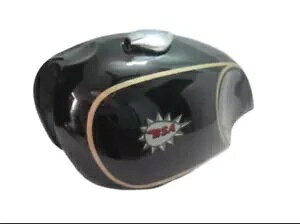 BSA A65 Xsbgt@CA 4 K ubNhKXRK\^N + Lbv + ^bv/K BSA A65 Spitfire 4 Gallon Black Painted Gas Fuel Petrol Tank + Cap + Tap/FIT FOR
