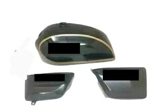 m[g R}h C^[Xe[g KX ^N ubN X`[ TChEH[t / K- NORTON COMMANDO INTERSTATE GAS TANK BLACK STEEL WITH SIDEWALL / FITS-