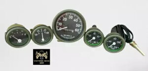 Willys MB W[vAtH[h GPW [^[Lbgƌ݊AXs[h[^[AICARA...- COMPATIBLE WITH Willys MB Jeeps Ford GPW Meters Kit Speedometer Oil Fuel Am...-