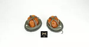 EB[W[vtH[hMB GPW CJ2A CJ3B CJ3Bp[LOCgOtƌ݊܂B- COMPATIBLE WITH WILLYS JEEP FORD MB GPW CJ2A CJ3B CJ3B PARKING LIGHT WITH GRILL-