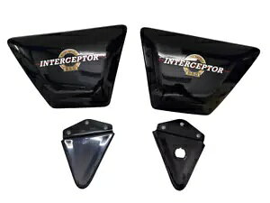 }EgtC GtB[h C^[Zv^[ 650 TChplƌ݊܂B- Compatible with Royal Enfield Interceptor 650 Side Panel with Mount-
