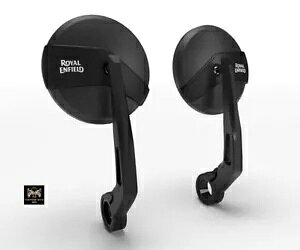 ロイヤル エンフィールド ハンター 350 ブラック ハンドルバー エンド ミラー、部品番号 1990401、...- Royal Enfield Hunter 350 Black Handlebar End Mirror, Part No. 1990401,...-